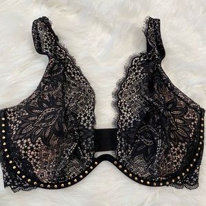 Victoria's Secret Studded Lace Bra 34F
